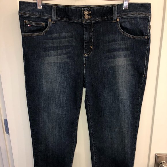 Tommy Hilfiger Spirit Crop jeans sz 16 EUC LN